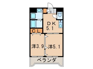 フィーナス熊本の物件間取画像